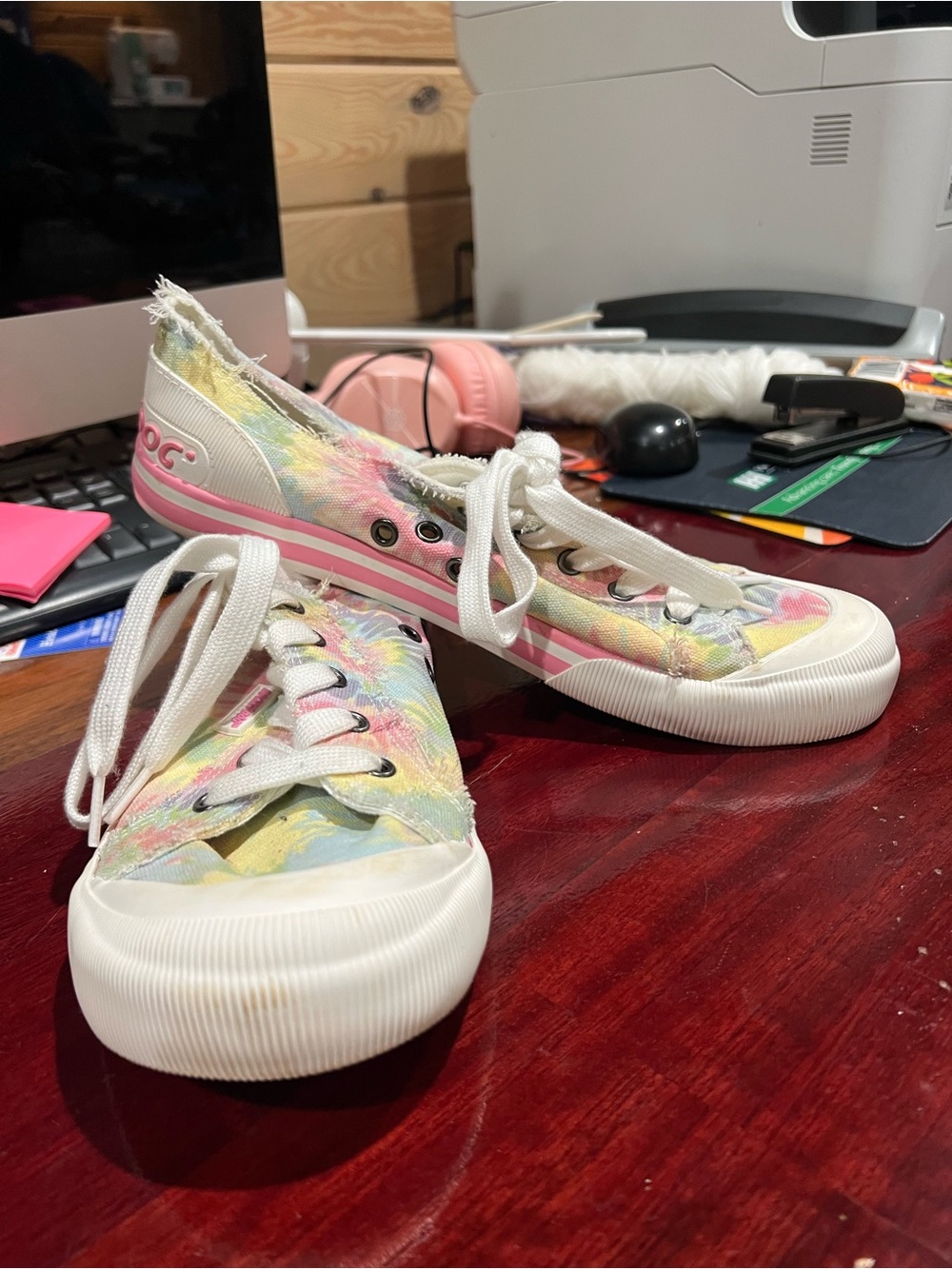 Rocket dog sneakers with plush foam insole.